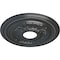 Ekena Millwork Galway Ceiling Medallion (Fits Canopies up to 3 1/4"), 15 3/4"OD x 3 1/4"ID x 1"P, Pewter CM15GAPES - alternate 3